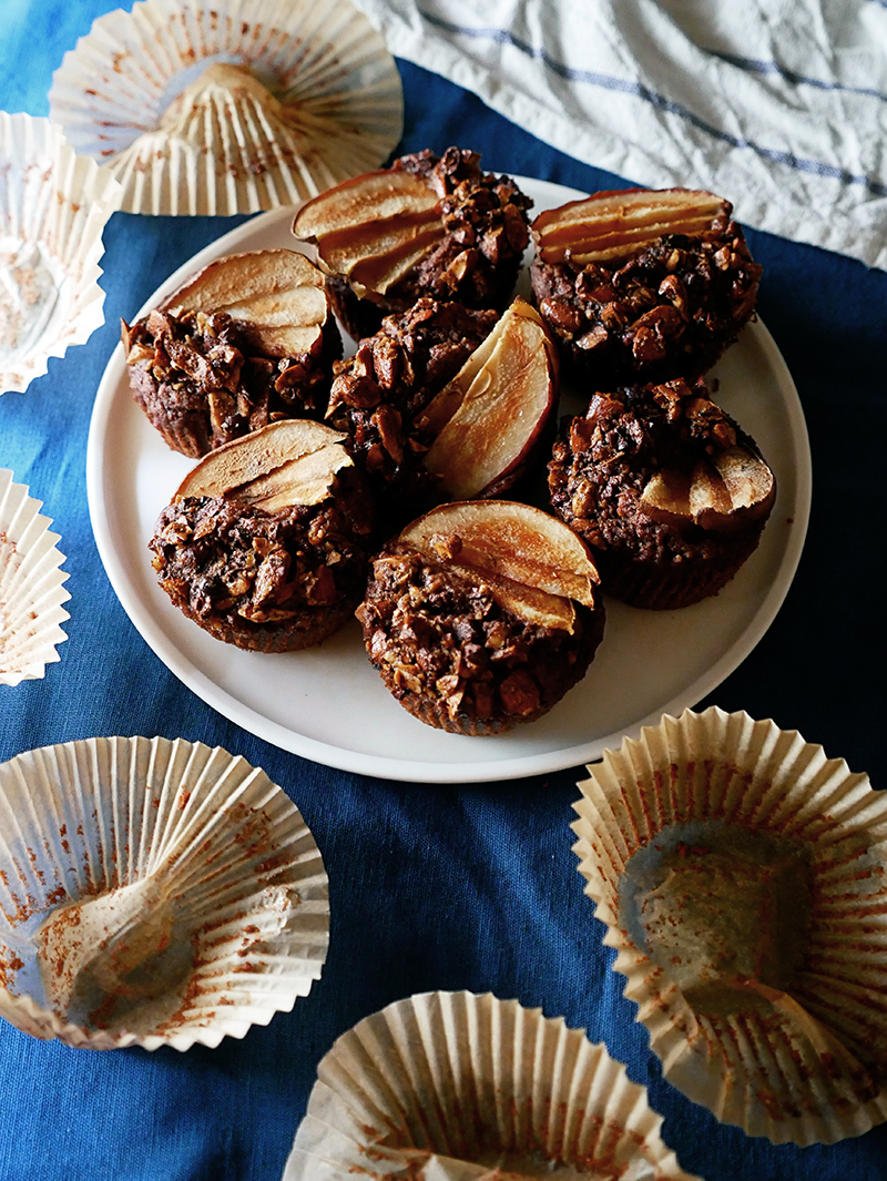 financier-muffin-friand-chocolate-pear