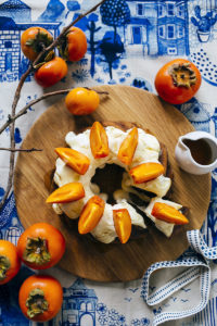 persimmon spice cake bundt yoghurt sour cream recipe