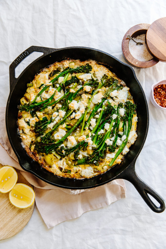 quick and easy springtime frittata for happier days